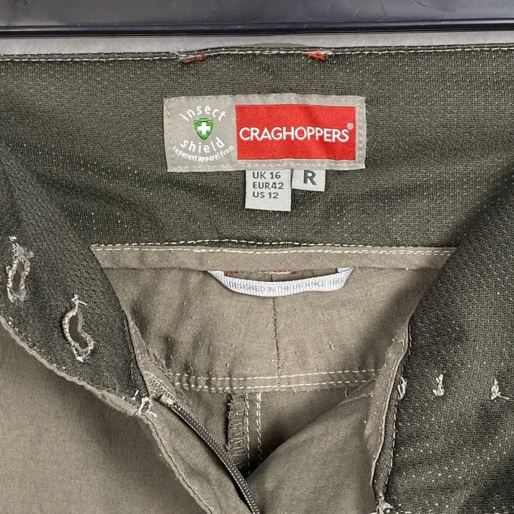 Craghoppers‎ Women's Pants Mosquito Proof Trousers 12 Nosilife Hiking Camping